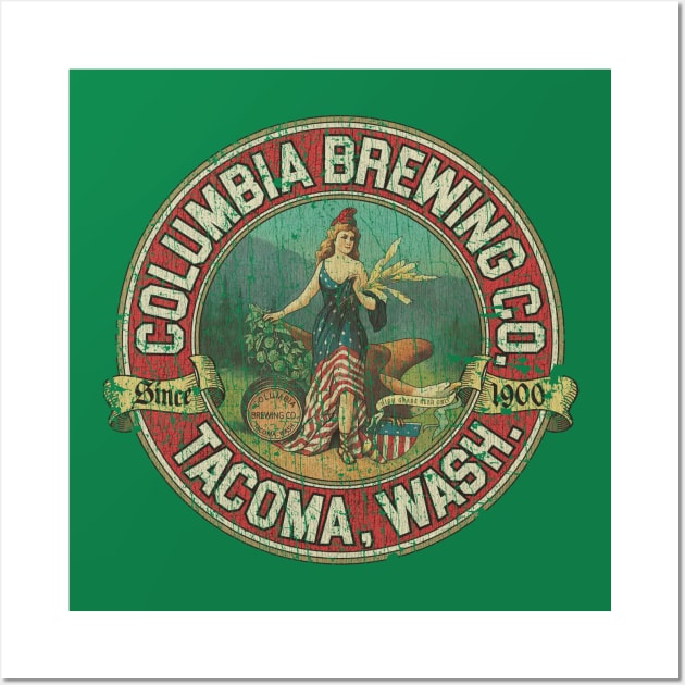 Columbia Brewing Company Tacoma 1900 Wall Art by JCD666